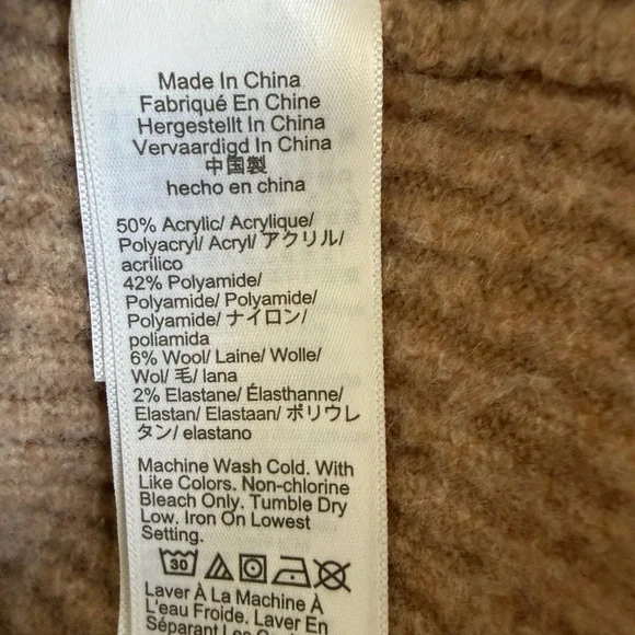J.Crew Extra Soft Cozy Tan Sweater- Large - Picture 5 of 6